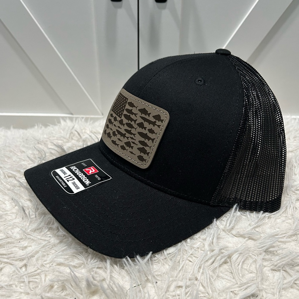 Fish Flag, trucker SnapBack Richardson 112 Hat.